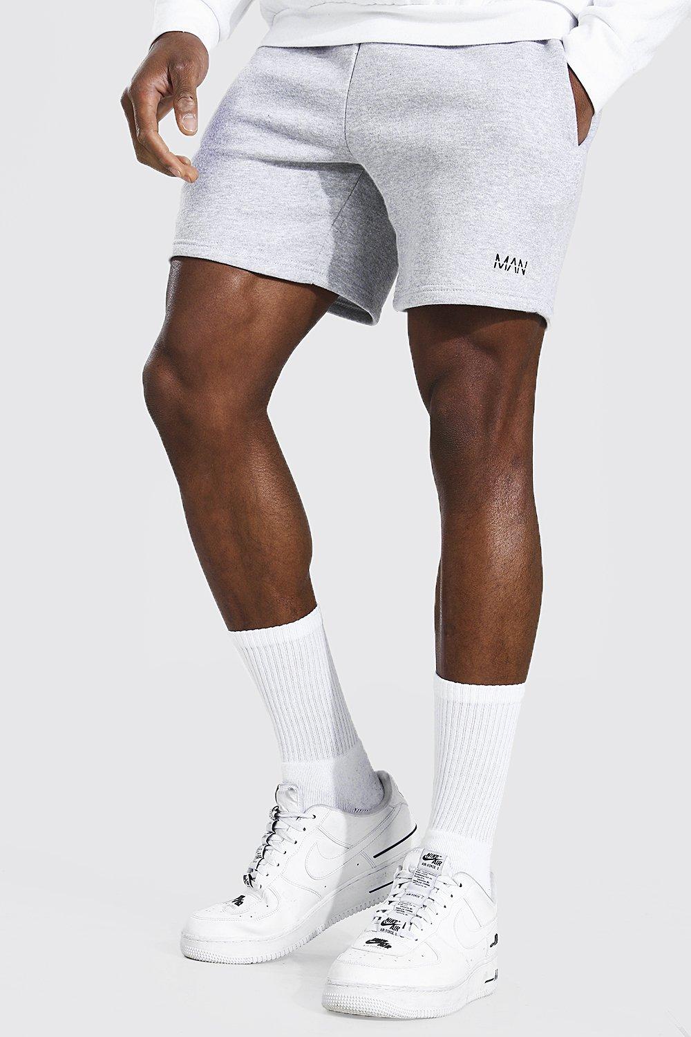 Original Man Short Length Slim Jersey Shorts boohooMAN